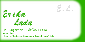 erika lada business card